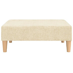 Avis Maison Chic Repose-pied,Tabouret confortable Crème 78x56x32 cm Tissu -MN15131