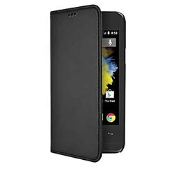 Ipomcase Coque Etui Housse de protection Porte carte pour Wiko Goa -Noir