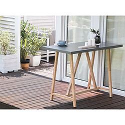 Beliani Table de jardin Bois Bois clair TALAMONE