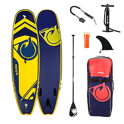 Adrenalin Paddle Gonflable PLAYER 9'8 32'' 5'' (299x81x12,7cm) avec Pompe, Pagaie, Leash et Sac de transport