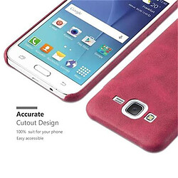 Cadorabo Etui Samsung Galaxy J5 2015 en Rouge Coque pas cher