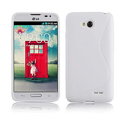 Cadorabo Coque LG L70 (1. SIM) Etui en Blanc