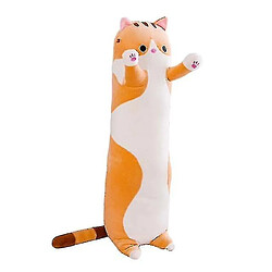 Universal 50 cm de long Strip mignon Poupée en peluche Animal en peluche Softly Toy Oreiller | Oreillers en peluche (orange)