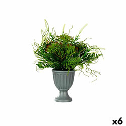 Ibergarden Plante décorative Verre Plastique 21 x 30 x 21 cm (6 Unités)