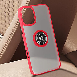 Avis Avizar Coque pour iPhone 16 Plus Bague Métallique Support Vidéo Rouge