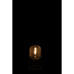 Avis Dansmamaison Lampe Sur Pied Sasha Verre/Metal Argent/Noir Small