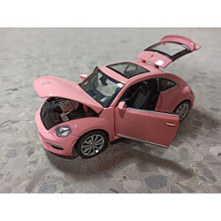 Universal 1/32 Moulé sous pression Modèle de voiture Alliage L = 14cm Collectif 4 Portes ouvertes Fonction W/son Retraite Puissance de retour | Modèle d &'alliage | Modèle de voiture Retraite (rose)