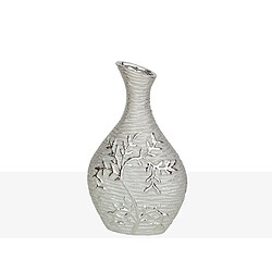 Vase Romimex Argenté Porcelaine 15 x 26 x 8 cm