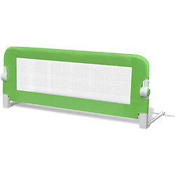 Avis vidaXL Barrière de lit de sécurité pour tout-petits 2pcs Vert 102x42cm