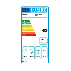 Hotte îlot 90cm 69db inox - 5851084 - FABER