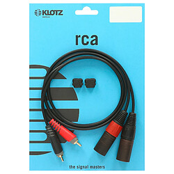 Avis Bretelle 2x RCA mâles / 2x XLR mâles, 6m Klotz