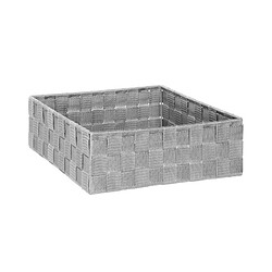 Lot de 4 Paniers de Rangement Déco - Gris Clair