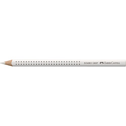 FABER-CASTELL Crayon de couleur JUMBO GRIP, blanc ()