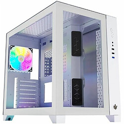 Boîtier ATX semi-tour Forgeon Tiberium ARGB Blanc