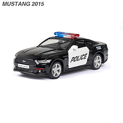 Universal Nouveauté 1: 36 Dodge Mustang F150 Police Alliage Modèle Voiture jouet moulée sous pression Voiture jouet pour enfants Jouet éducatif Cadeau Jouet pour garçons | Voiture jouet moulée sous pression(Le noir)