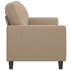 Acheter Maison Chic Canapé à 2 places,Sofa de Salon,Canapé droit Cappuccino 120 cm Similicuir -GKD346090