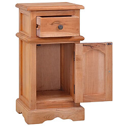 Avis Maison Chic Table de chevet Table de Nuit Meuble de Rangement bois d'acajou massif