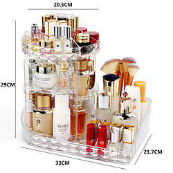 Acheter Universal Boîte de rangement de cosmétiques en acrylique Rotation à 360 degrés Transparent Mode Spin Multifonctionnel Amovible Maquillage Organisation de Beauté | Organisateurs de Maquillage