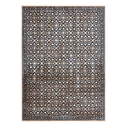 RUGSX Tapis NAIN Ornement 1183 51033 bleu foncé beige 120x170 cm