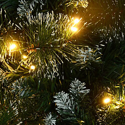 Acheter vidaXL Sapin de Noël artificiel pré-éclairé et supports vert 60 cm PVC