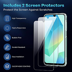 Avis Coque Pour Samsung Galaxy A16 Silicone Transparente Angles Renforces + 2 Verres Trempes Little Boutik©