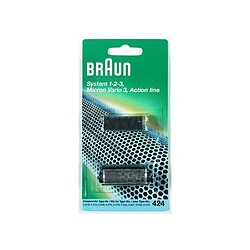 Braun - 65424781 - combi-pack 424 - recharge grille + couteaux pour rasoirs