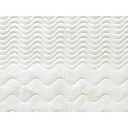 Vente-Unique Surmatelas 160 x 200 cm mémoire de forme coutil aloe vera ép.5cm - ANTASSE de NATUREA pas cher