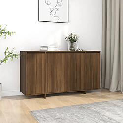 vidaXL Buffet chêne marron 135x41x75 cm bois d'ingénierie