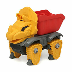 BigBuy Kids Camion Dinosaur Jaune 26 x 21 cm