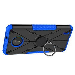 Coque en TPU 2-en-1, airbag quatre coins avec béquille pour votre Nokia C10/C20 - bleu