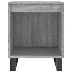 Avis vidaXL Table de chevet sonoma gris 40x35x50 cm bois d’ingénierie