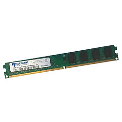 2Go RAM PC Bureau Elephant Memory PC2-6400 DDR2 DIMM 800Mhz 2Rx8 16C Low Profile · Occasion 