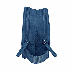 Avis Trousse Fourre-Tout Double Safta Blue marine 21 x 8 x 6 cm