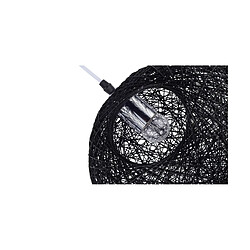 Acheter ICONIK INTERIOR Lampe de plafond - Lampe suspendue design boule - Corde - Wanton Noir