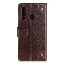 Avis Wewoo Housse Coque Étui en cuir à rabat horizontal Nappa avec boucle cuivre pour Huawei P Smart Z / Y9 Prime 2019avec support et fentes cartes et portefeuille café