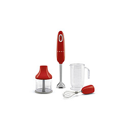 Mixeur plongeant multifonction 700w rouge - HBF03RDEU - SMEG