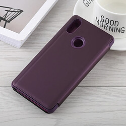 Avis Wewoo Coque Housse en cuir pour miroir Xiaomi Mi 8 avec support Violet