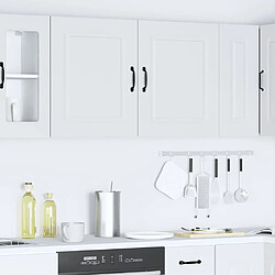 Avis vidaXL Armoires murales de cuisine 2pcs Kalmar blanc bois d'ingénierie