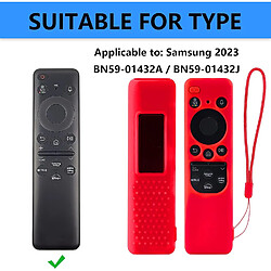 Avis SANAG 2 Pièces Coque Housse De Silicone Pour Telecommande, Compatible Avec Bn59-01432A/01432J Tm2360E/Tm2361E etui De Protection En Silicone Pour Samsung Telecommande Coque Cell Remote Control Rouge Et