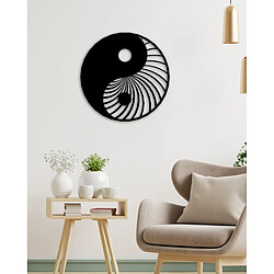 EPIKASA Décoration Murale en Métal Yin Yang