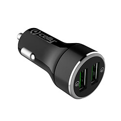 Celly Cargador Coche 2usb Carga Rapida