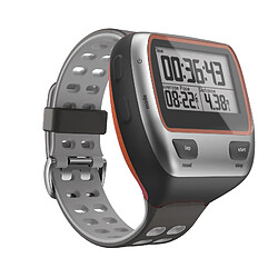 Bracelet de montre-bracelet en silicone pour Garmin Forerunner 310XT Gris