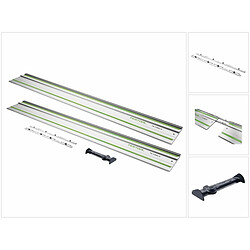 Festool FS 1400/2 Rail de guidage 1400mm + Butoir FS/2-AW + Pièce de raccordement FSV/2