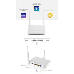 EDUP EP-RT2625 Routeur sans fil à gain élevé 300 Mbps