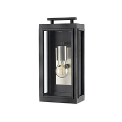 Elstead Lighting Applique murale extérieur Hinkley Verre Transparent,aluminium Nickel antique, zinc vieilli