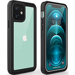 Universal Étui imperméable iPhone 12, étanche étanche à talons d'amortisseur IP68 Full-corps Hard Case intégrée Protecteur d'écran sous-marine Couvercle imperméable extérieur pour i