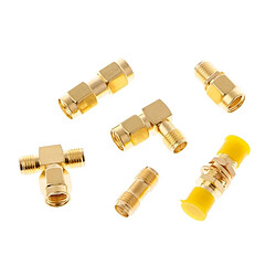 Avis Wewoo 18 PCS / Set SMA Male Female Connector Kit Antenna Plug Converter Coaxial Adapter Set