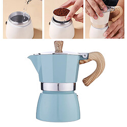 Machine à Expresso Classique Sur La Cuisinière Tasse à Expresso Moka Pot Lake Blue 150ml