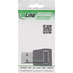 Avis InLine® Adaptateur USB 3.2, connecteur USB-A mâle vers USB E femelle interne