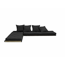 Avis Inside 75 Banquette futon tatami CHICO gris foncé couchage 2 x 70x200 cm.